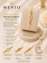 WENTO Silver – Halka Detaylı 925 Ayar Gümüş Bileklik