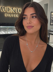 WENTO Silver – Trio Drop Kolye